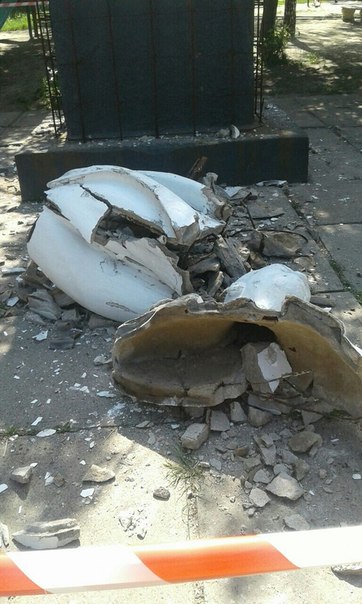 В Макіївці знесли пам'ятник Леніну