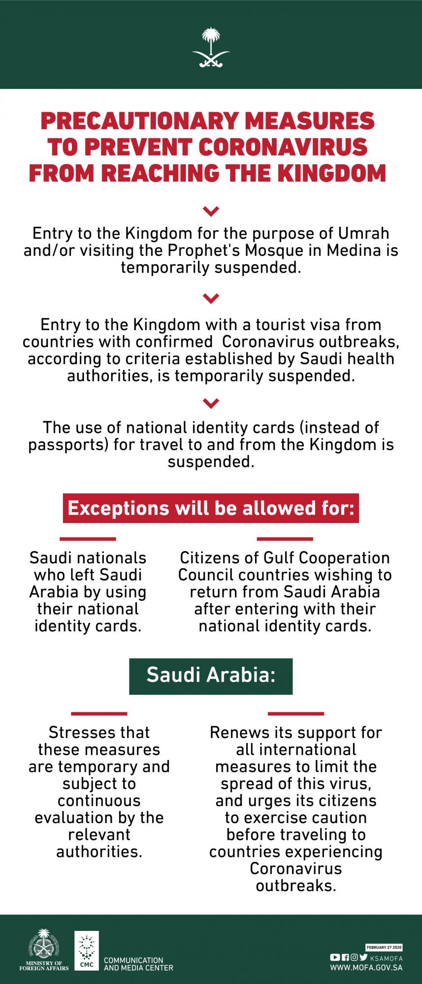 Саудовская Аравия впервые полностью закрыла Мекку и Медину для иностранцев