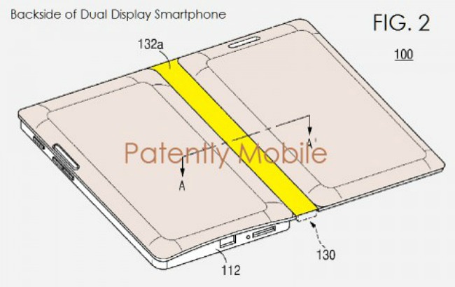 Samsung запатентовал смартфон с двумя экранами