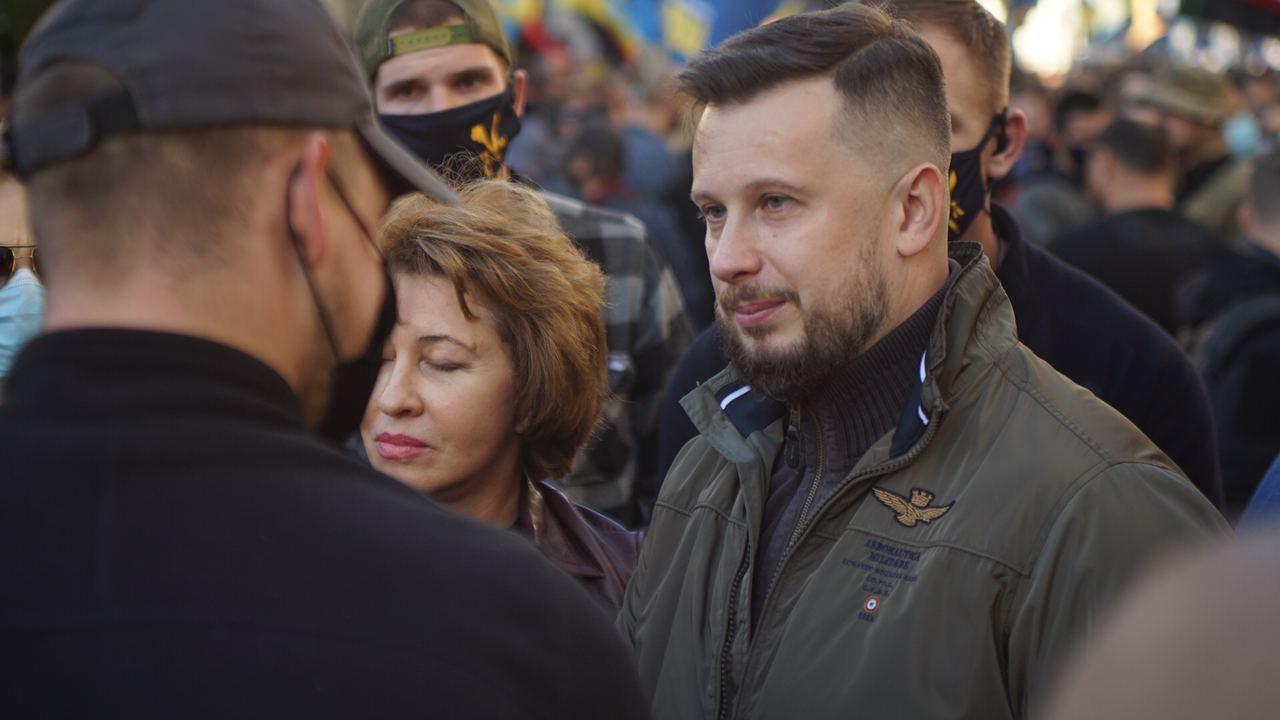 На марше ко Дню защитника националисты озвучили свои требования к власти