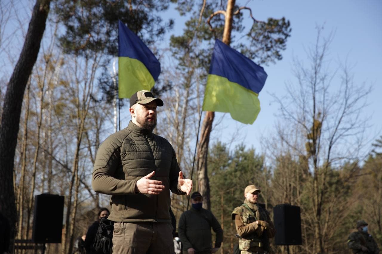 В Киевской области провели военные учения из-за обострения ситуации на Донбассе