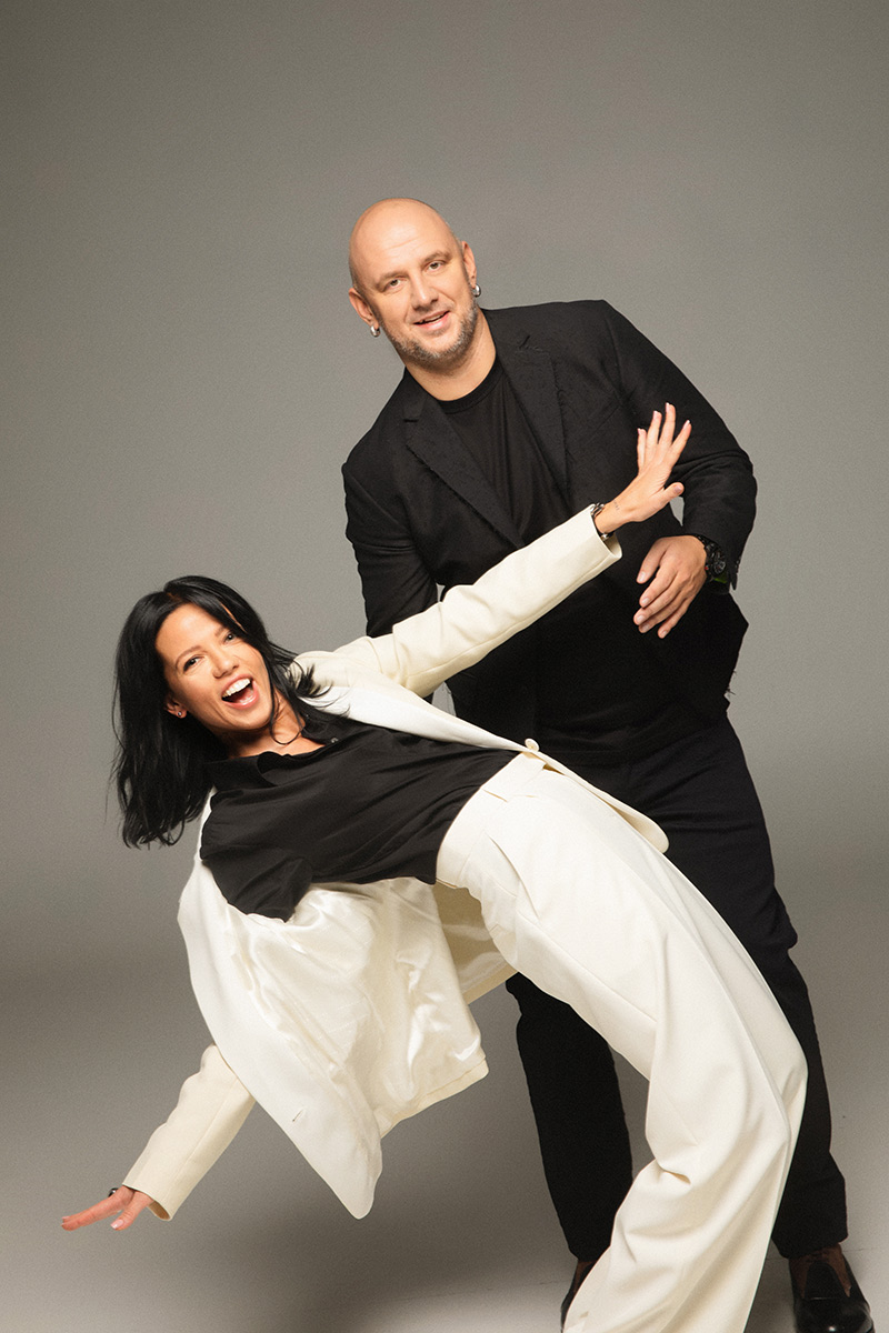 Дружба після розлучення: Потап знявся в стильній фотосесії з колишньою дружиною