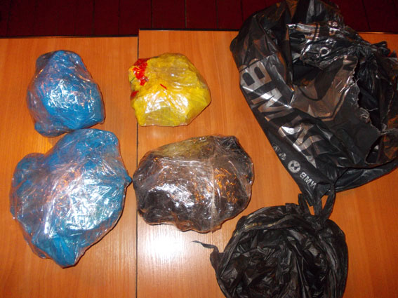 В Ровенской области полицейские изъяли более 9 кг янтаря