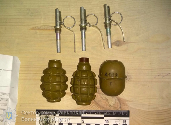 У Волинській області поліція вилучила у військового боєприпаси