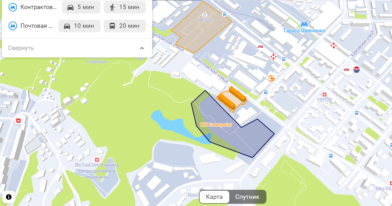 На Подолі проектують мікрорайон "майбутнього": з басейном і культурним центром (фото)