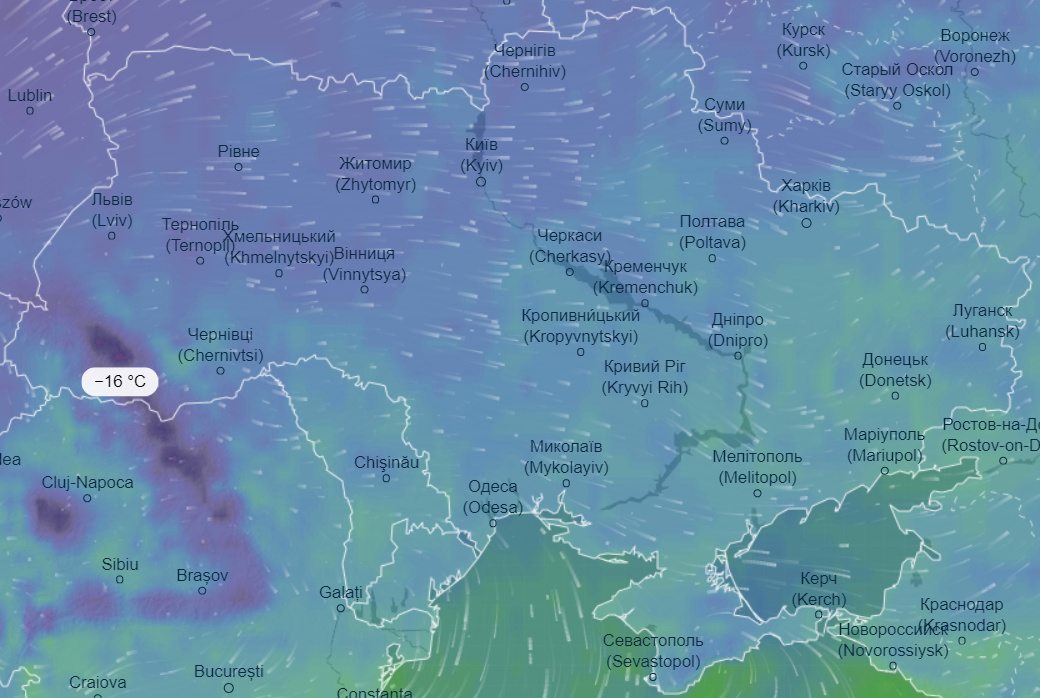 В Україну повертаються двозначні морози: де очікувати похолодання