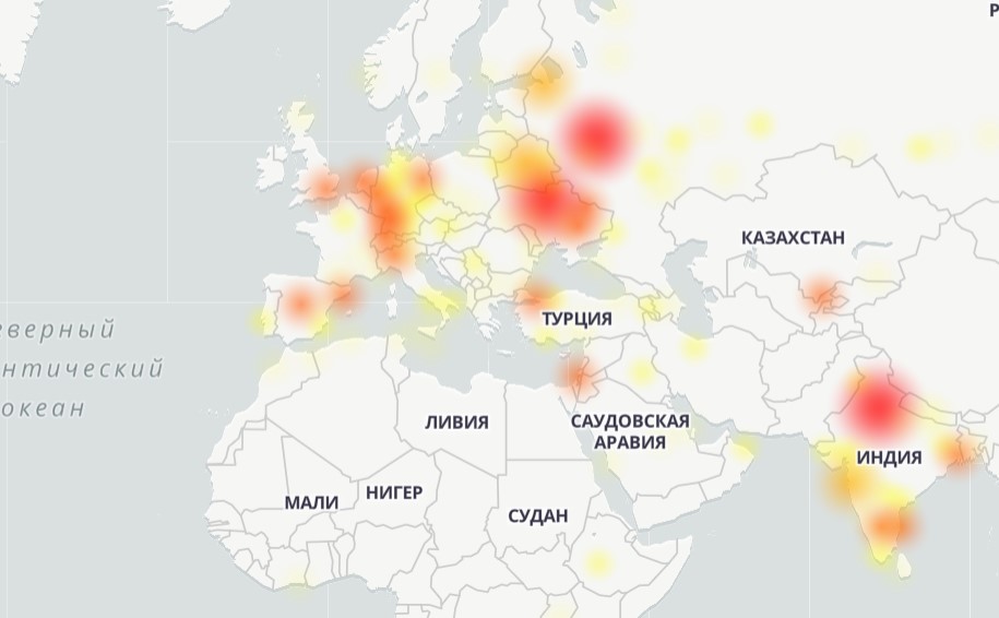 В роботі Telegram стався масштабний збій