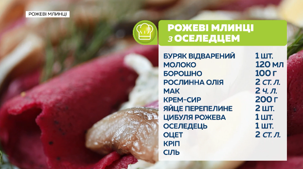 Рецепт розовых блинчиков с селедкой, которые точно удивят ваших гостей на Масленицу