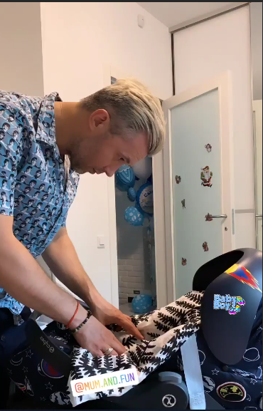 Сергій Бабкін розчулив турботою про новонародженого сина