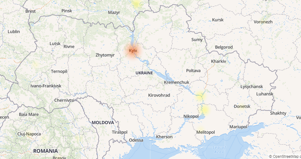 У Facebook стався збій