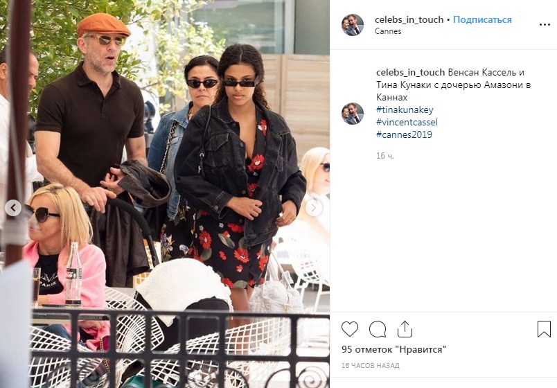 Щасливі батьки: Венсан Кассель та Тіна Кунаки розчулили фото з новонародженою дочкою