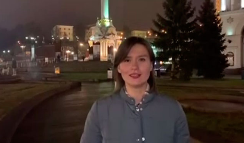 Пропагандисты Минобороны РФ приехали в Киев на Майдан и сняли сюжет (видео)