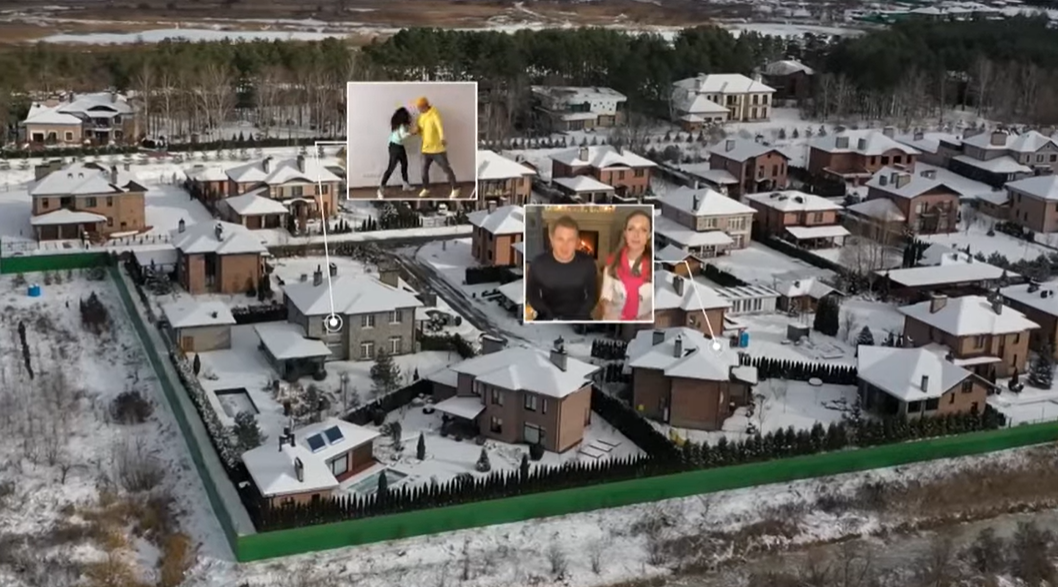 Особняк Осадчей и Горбунова под Киевом засветили на видео: как выглядит звездное жилье