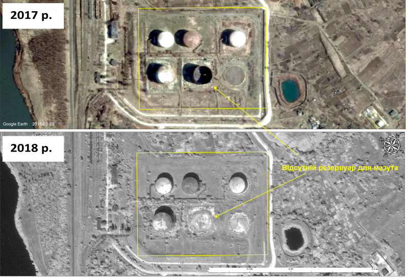 ТЭС, обеспечивающая электроэнергией оккупированный Донецк, работает в половину мощности