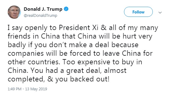 Трамп выдвинул Китаю ультиматум по торговой сделке