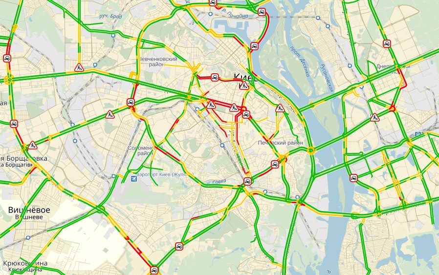 пробки, київ