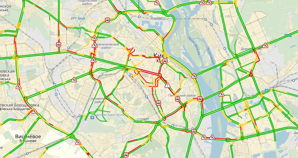 пробки, київ