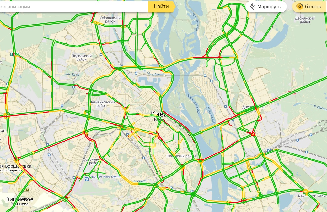 пробки, київ