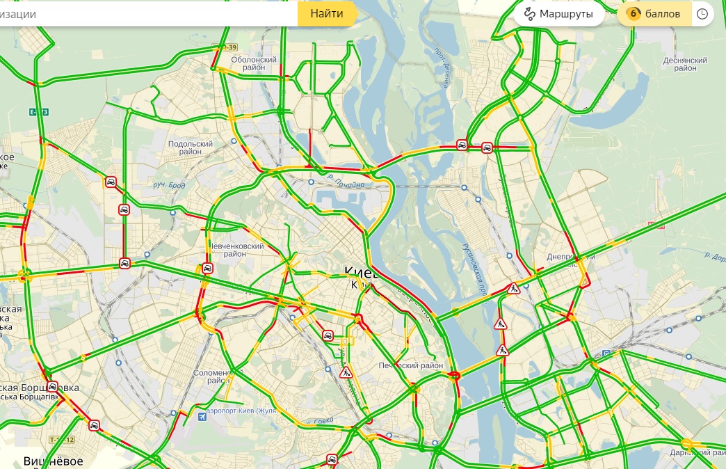 пробки, київ