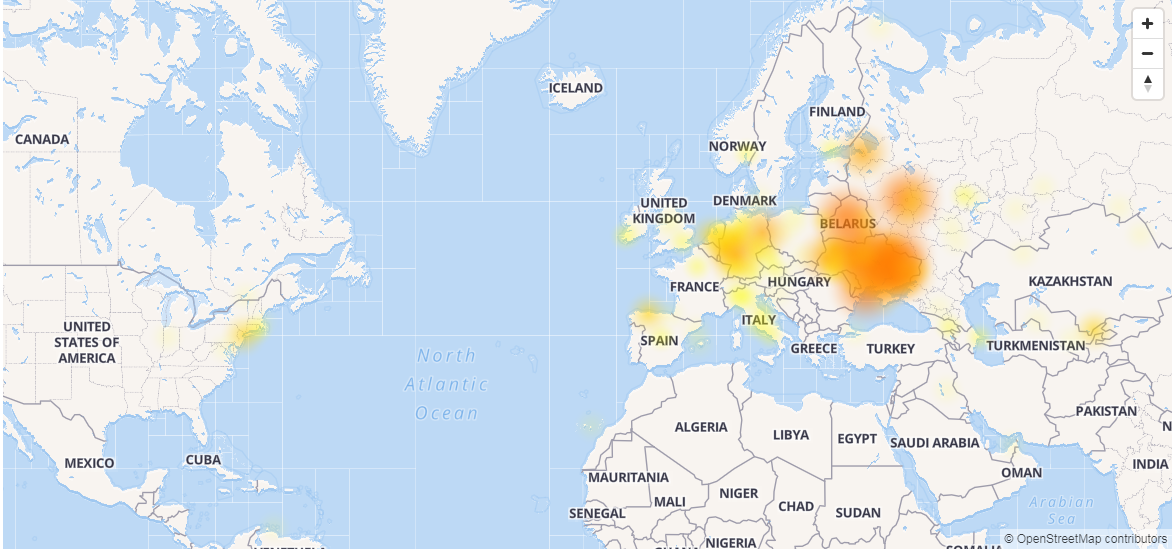 В работе Telegram произошел сбой