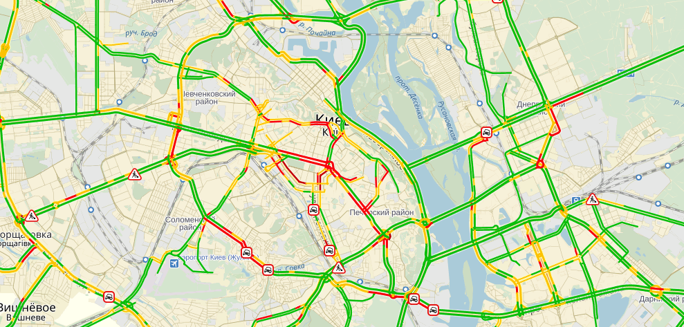 пробки, Киев