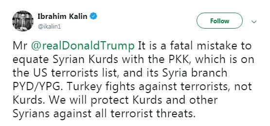 В Турции ответили на угрозу Трампа ввести санкции