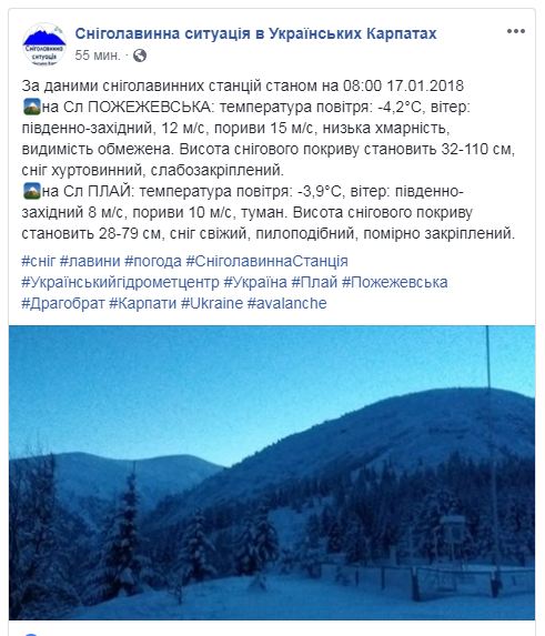 Синоптики розповіли про погоду в Карпатах