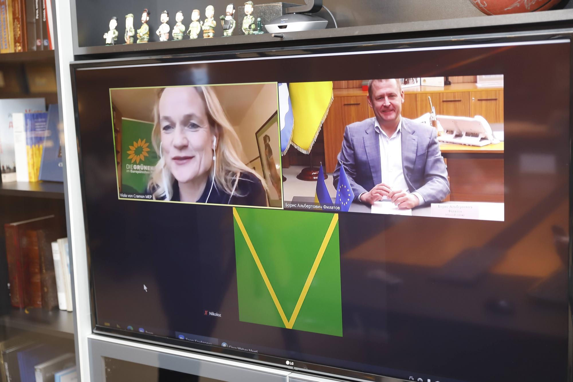 Філатов обговорив з депутатом Європарламенту посилення державних інституцій в регіонах