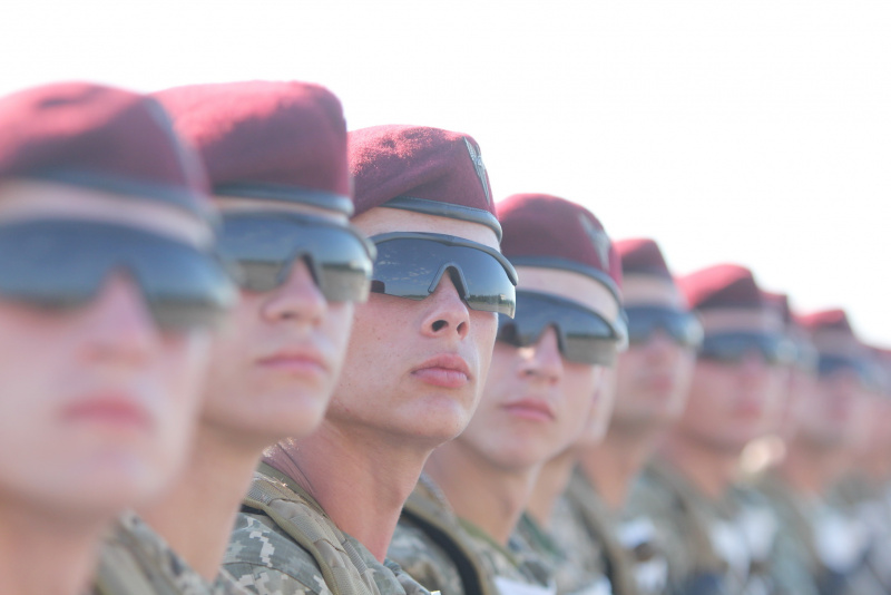 Українські військові провели першу репетицію параду на День Незалежності