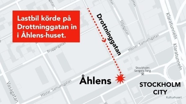 Количество жертв от наезда грузовика в центре Стокгольма возросло до 5