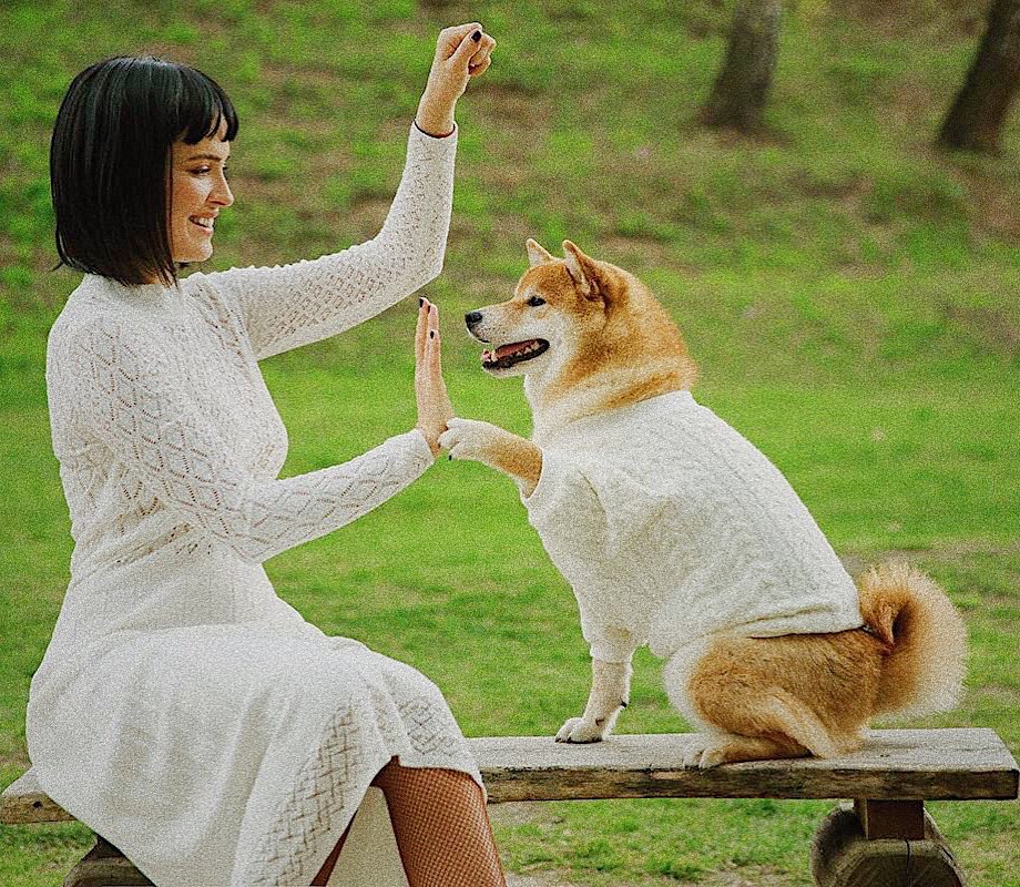 Дама с собачкой: Даша Астафьева умилила необычной фотосессией