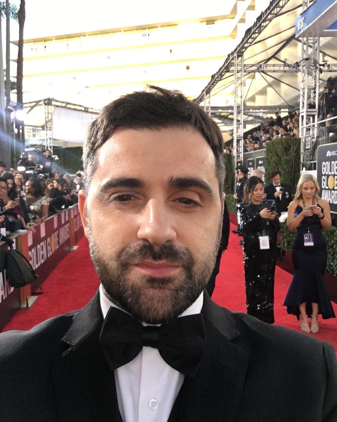 Український режисер поділився закулісними кадрами з премії Золотий глобус 2019