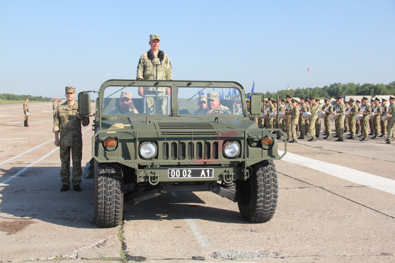 Українські військові провели першу репетицію параду на День Незалежності