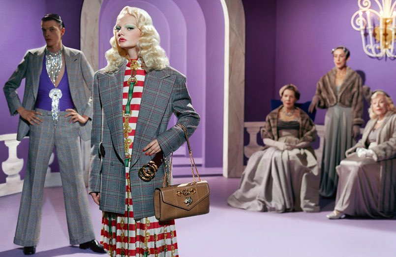 Gucci представив яскравий рекламний кампейн у стилі голлівудського мюзиклу 50-х
