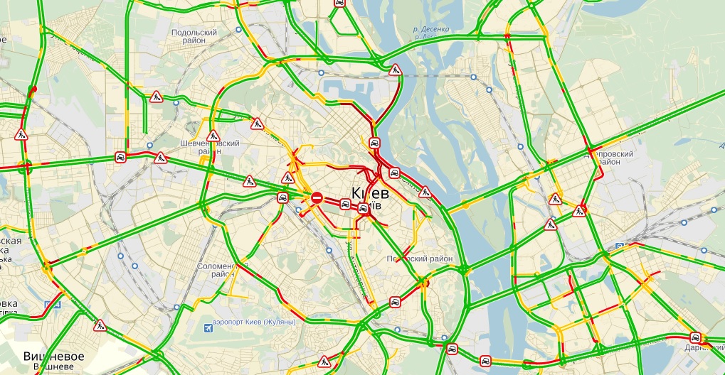 пробки в Києві пробки, київ