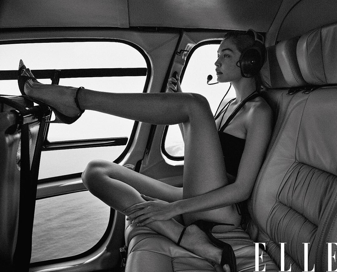 Пристрасний авіатор: Джіджі Хадід прикрасила березневу обкладинку ELLE