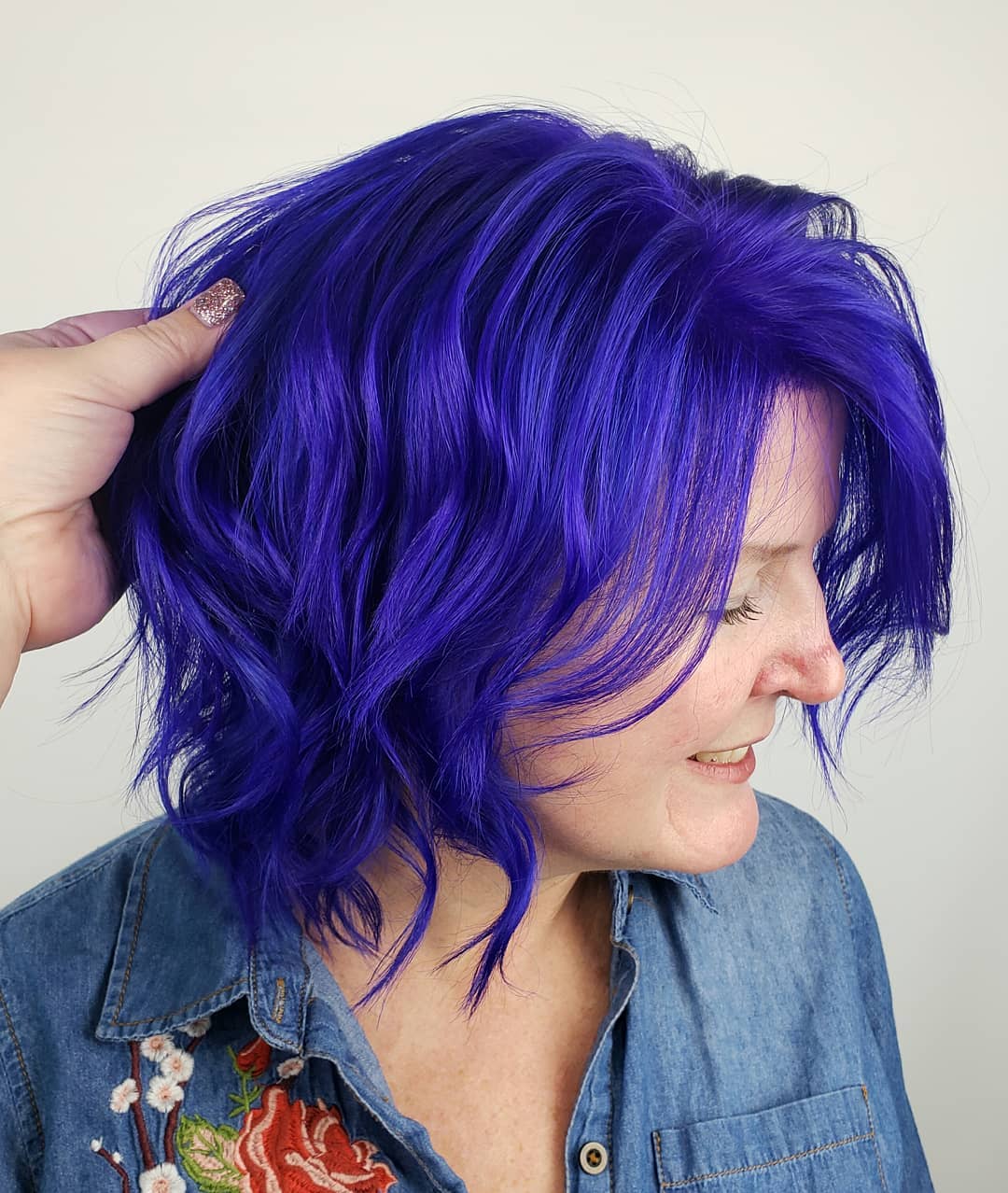 Фиолетовые волосы