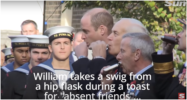 Алкогольный конфуз: принца Уильяма разыграли на военном параде (видео)