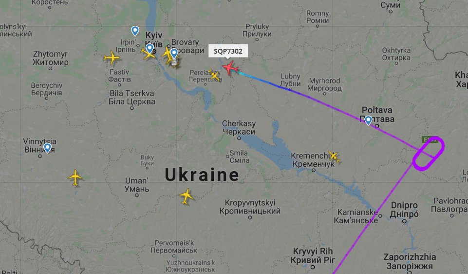 Літак з евакуйованими з Уханя знову летить в "Бориспіль"