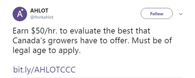 Веселая вакансия: ищут дегустатора конопли