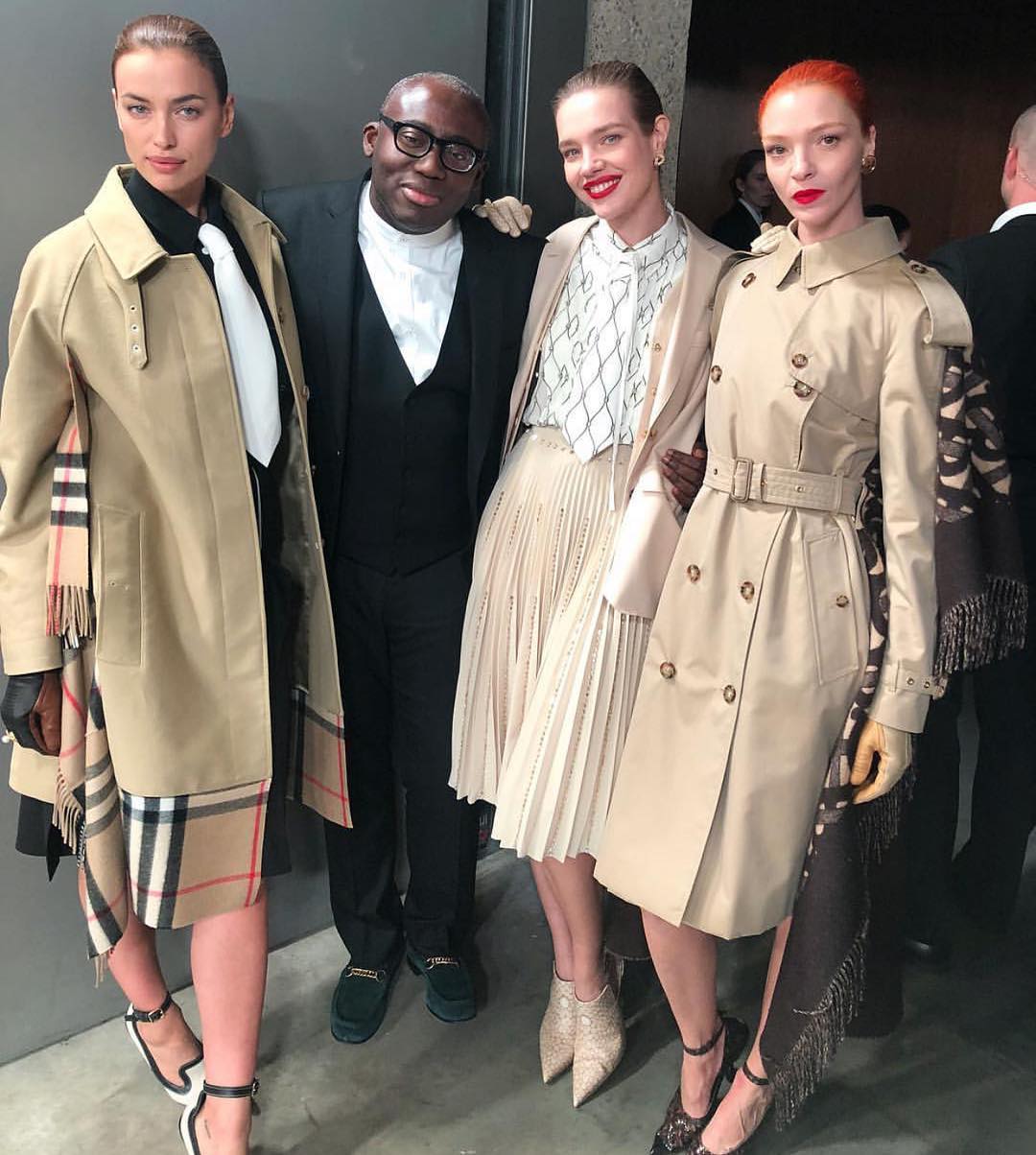 Просто бездоганно: образ Ірини Шейк для шоу Burberry став одним з найбільш обговорюваних