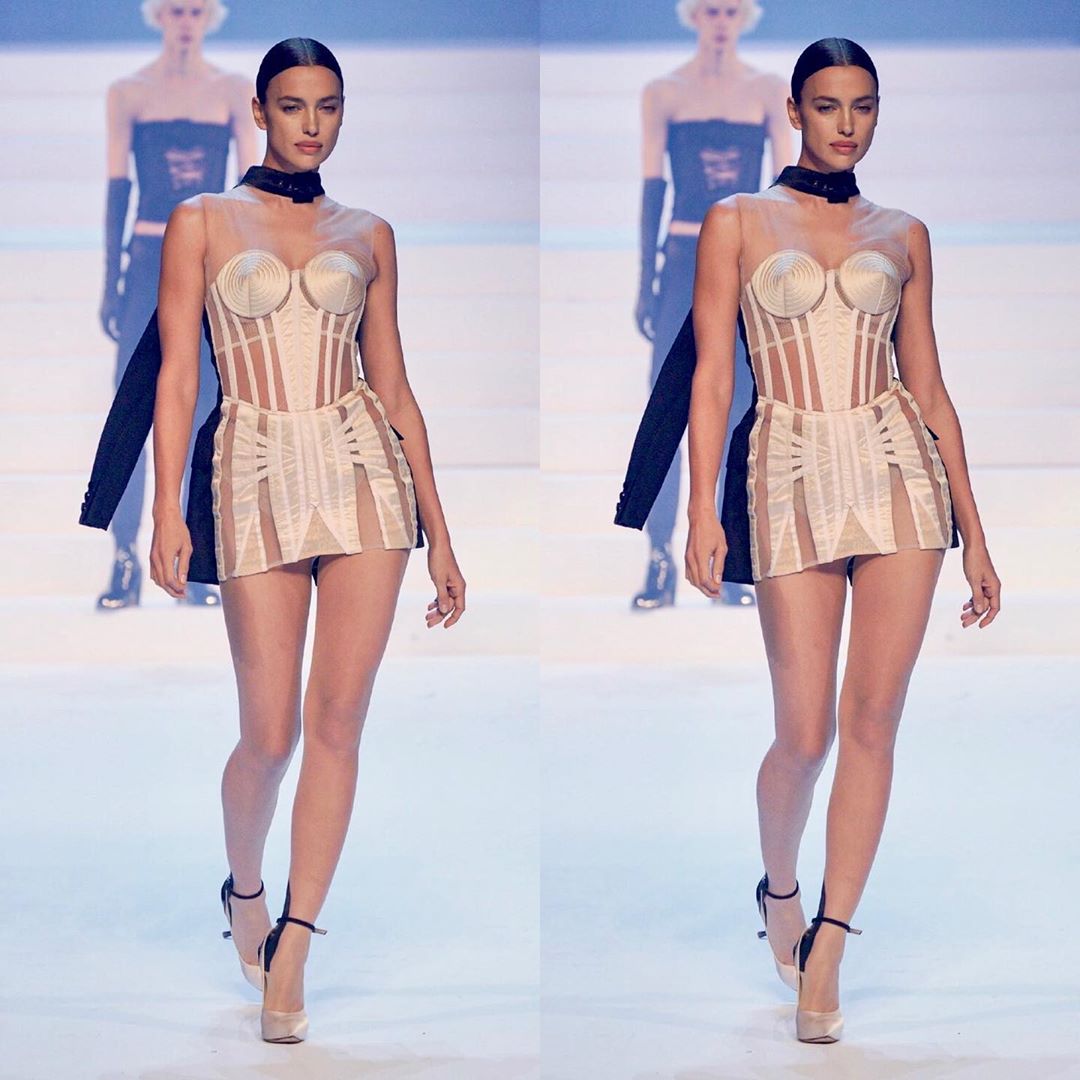 Ирина Шейк, Джиджи и Белла Хадид, Винни Харлоу и другие на юбилейном шоу Jean Paul Gaultier