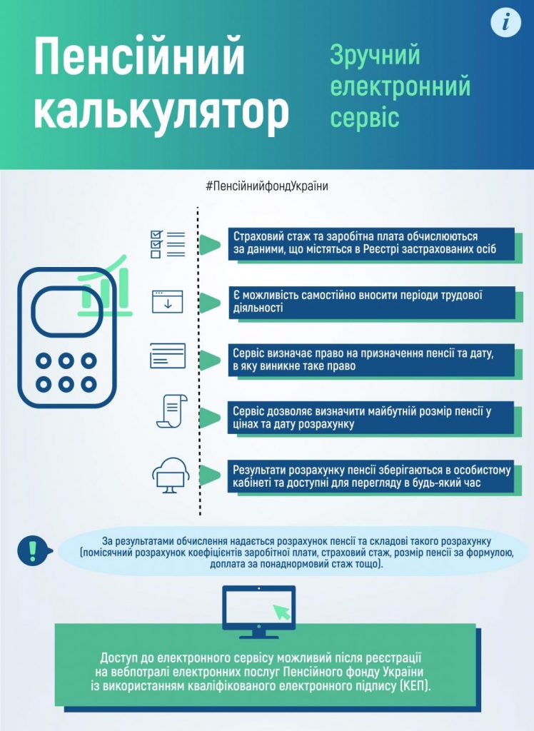 Украинцы могут быстро определить размер будущей пенсии (инструкция)