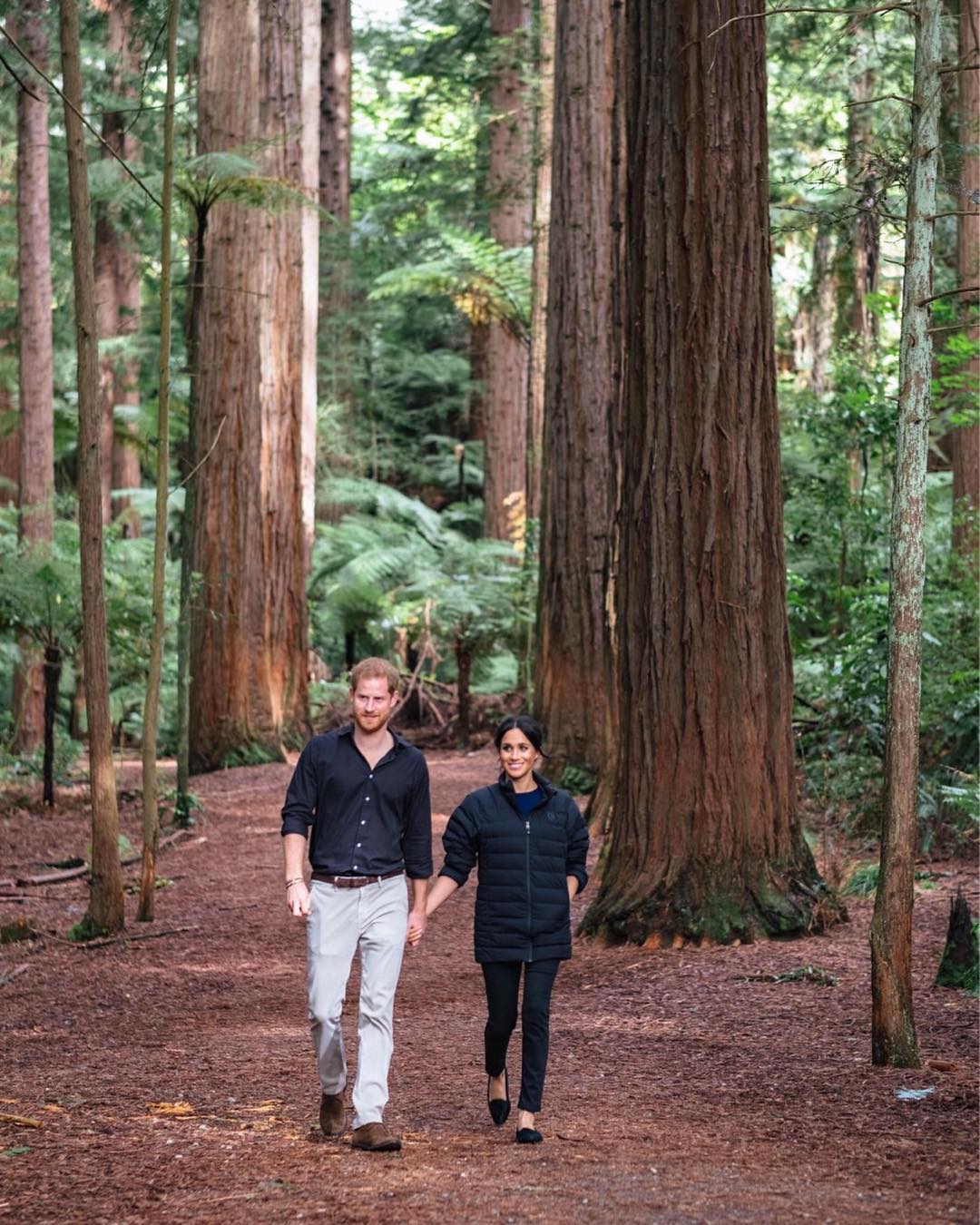 Принц Гарри и Меган Маркл в Новой Зеландии