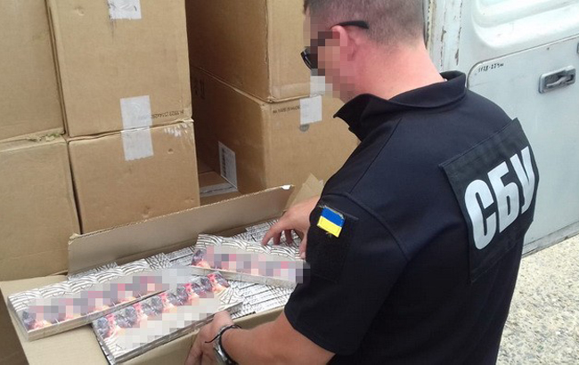 СБУ блокувала контрабанду цигарок з Придністров’я на більше ніж півмільйона гривень