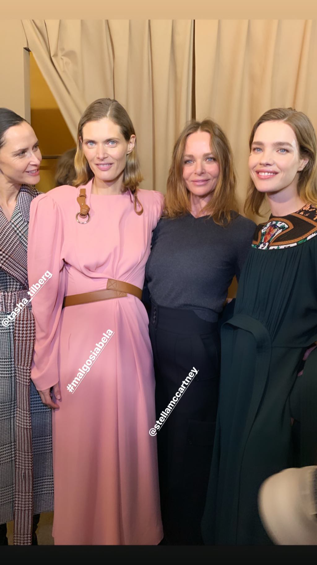 Наталя Водянова зі Стеллою Маккартні