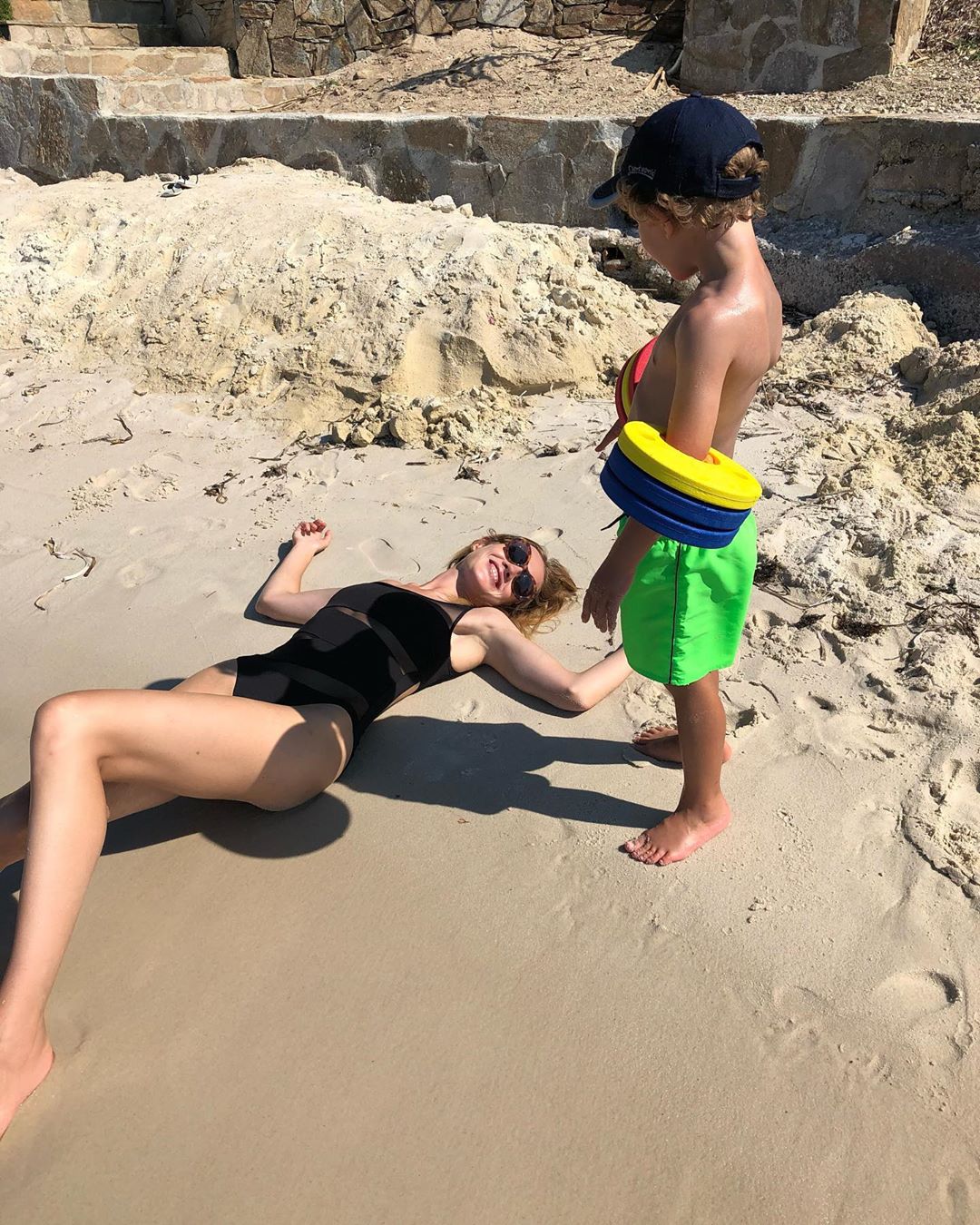 Супермама: Наталя Водянова показала рідкісне фото з підрослим сином