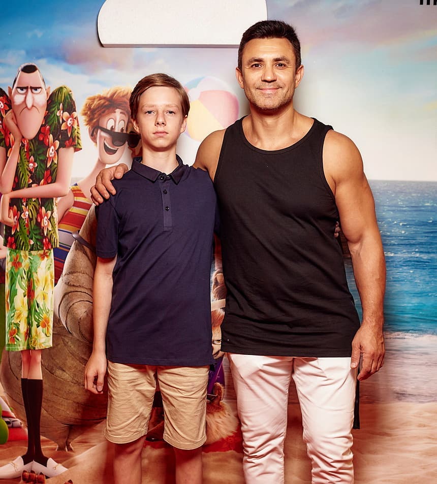 Николай Тищенко со старшим сыном Даниилом