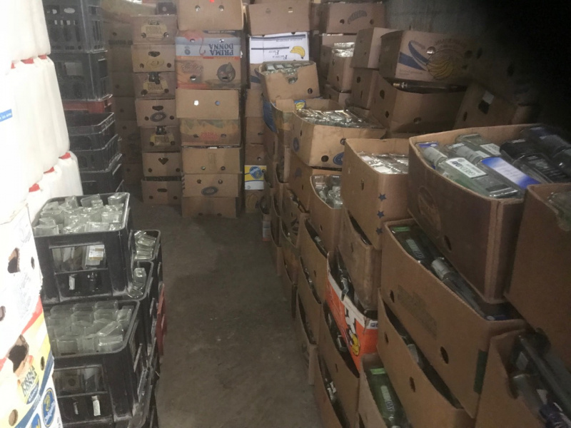 На Буковине разоблачили подпольный цех, в котором подделывали водку известных марок