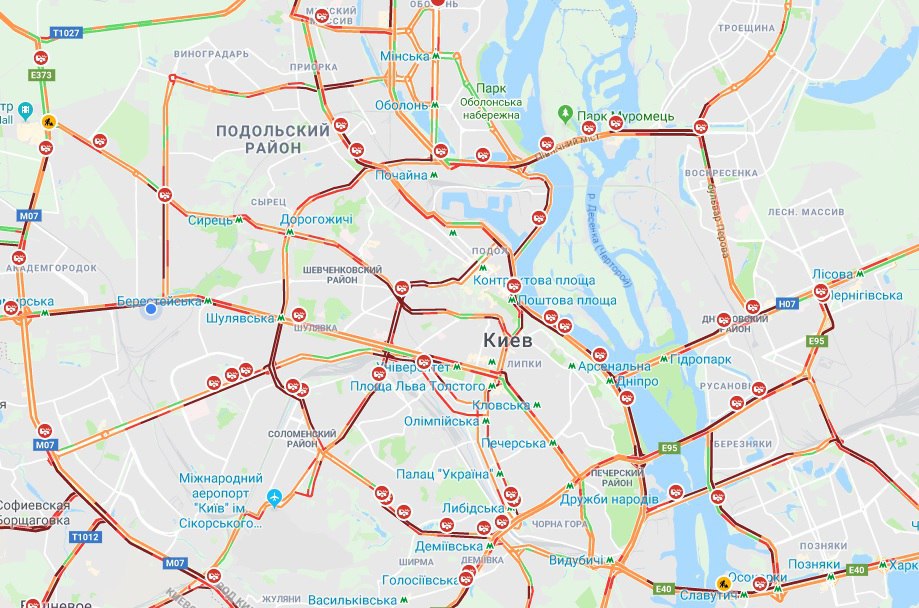 Из-за первого снега в столице произошло уже более 50 аварий